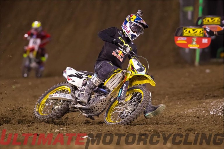 James Stewart Crashes at Anaheim 1 SX; Questionable for San Diego