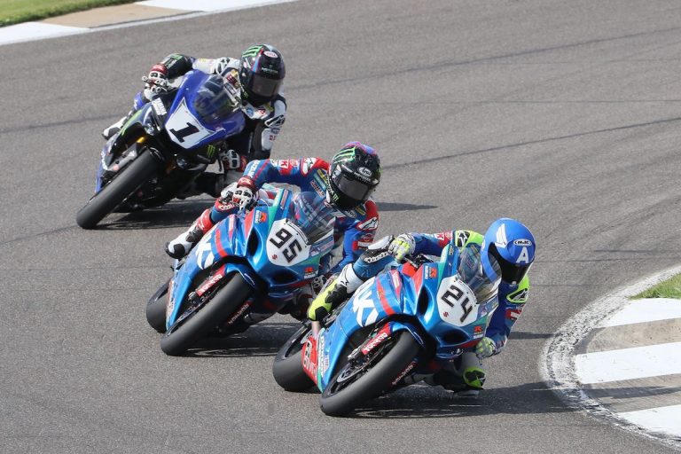 Suzuki's Toni Elias leads Barber MotoAmerica Superbike