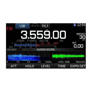 Icom America IC-7300 digital display