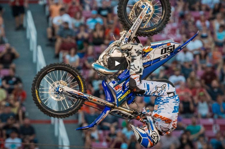 FMX Records at Debut Nitro World Games | Gregg Duffy Double-Front Flip Video