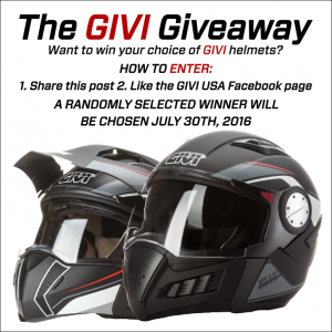 GIVI Helmet Giveaway on Facebook & Instagram | Enter Now