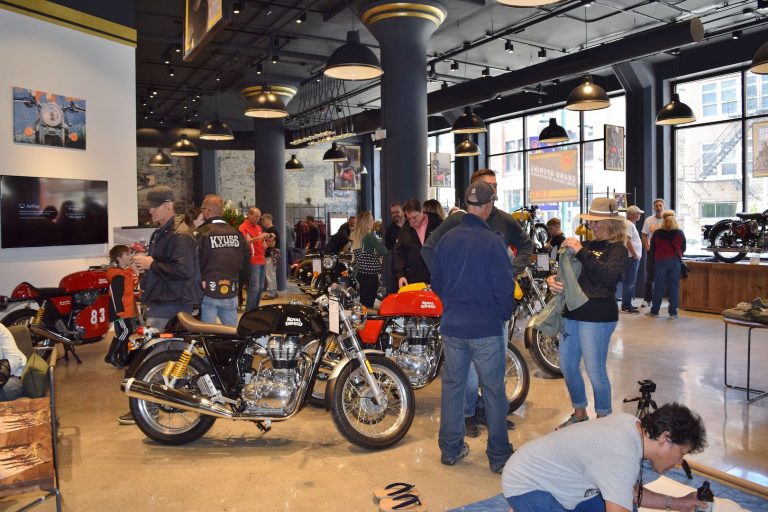 Royal Enfield North American HQ Grand Opening Rocks in Milwaukee
