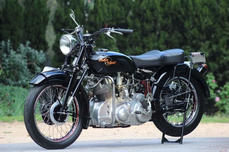 Rare Indian-Vincent Factory Prototype Motorcycle to Vegas Bonhams