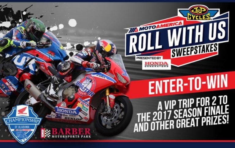 Enter to Win MotoAmerica Roll With Us Sweepstakes: $5K Worth of Prizes