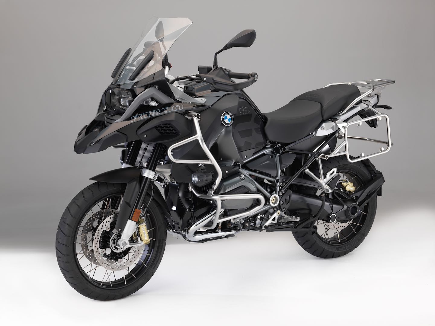 Paraserbatoio Adesivo Per BMW R 1200 GS ADV (2014-2018) - AZ Graphishop V2 GP-520(M) Light White - Made In Italy