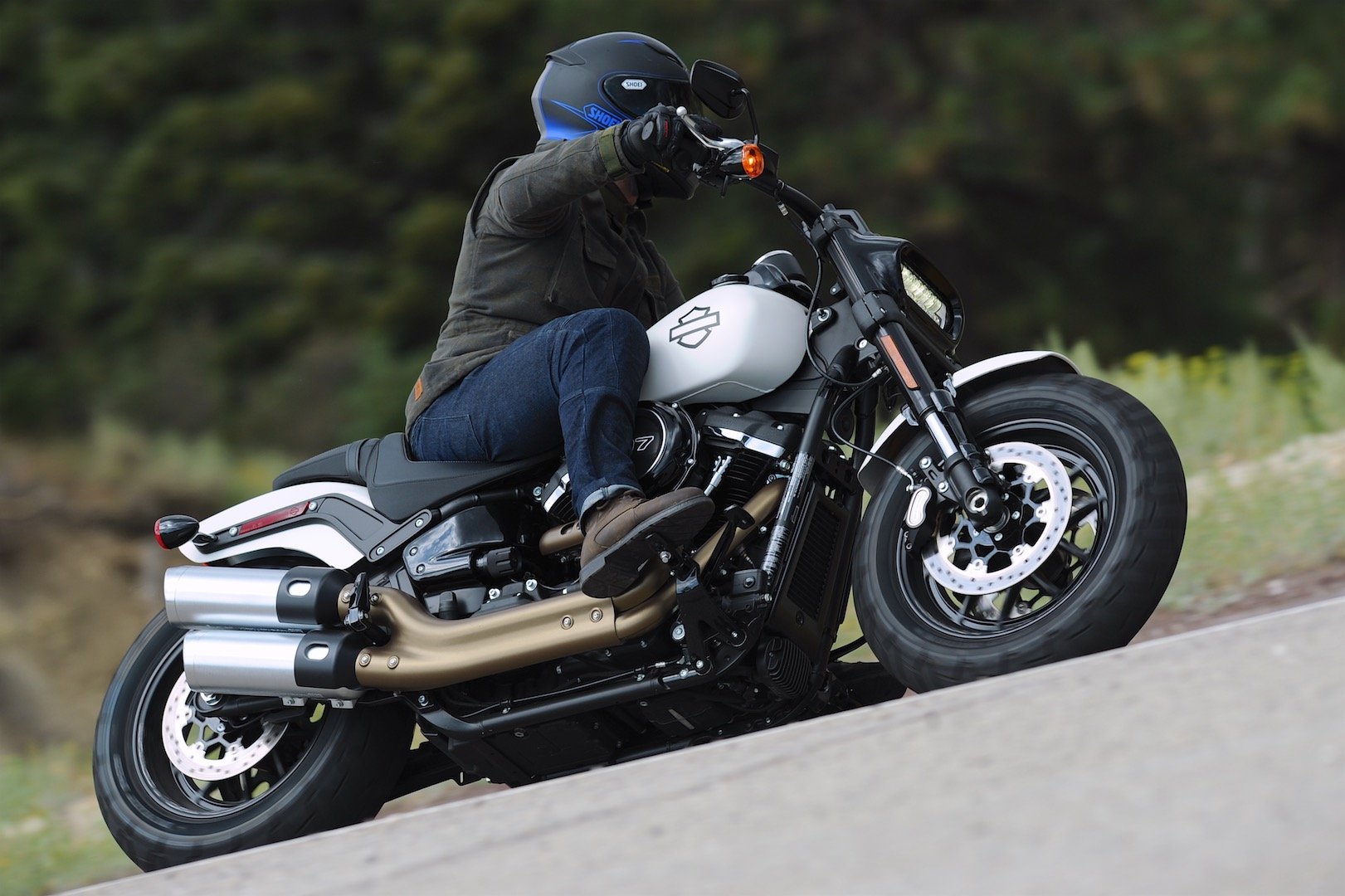 fat guy on a harley