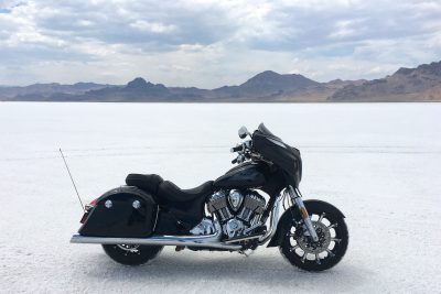Indian Road Master on Bonneville