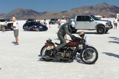 Indian Motorcycle at Bonneville