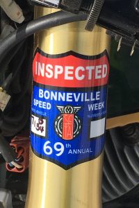 Bonneville Speed Week Inspection