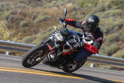 2018 Aprilia Shiver 900 test