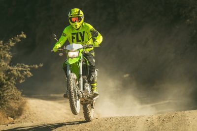 2018 Kawasaki KLX250 Review wheelie