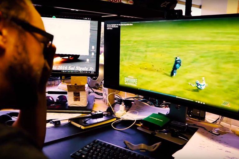 Bell Examines Hayden Gillim MotoAmerica Crash Helmet