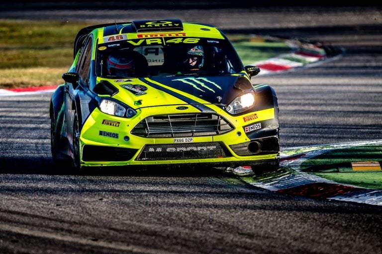 Valentino Rossi Pilots Ford Fiesta RS WRC to 6th Monza Rally Show Win