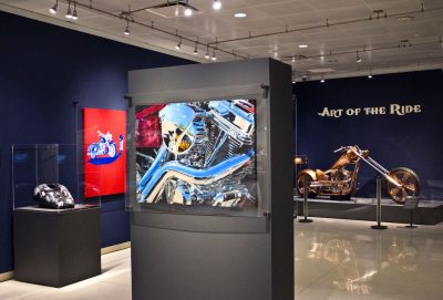 Paul Yaffe motorcycles in Phoenix Airport