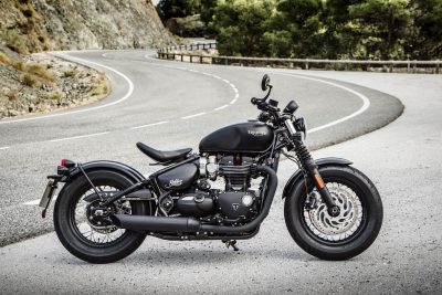 2018 Triumph Bonneville Bobber Black horsepower