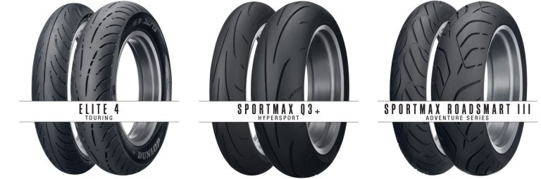 Dunlop: New Sizes Across Sportmax & Elite 4 Motorcycle Tires