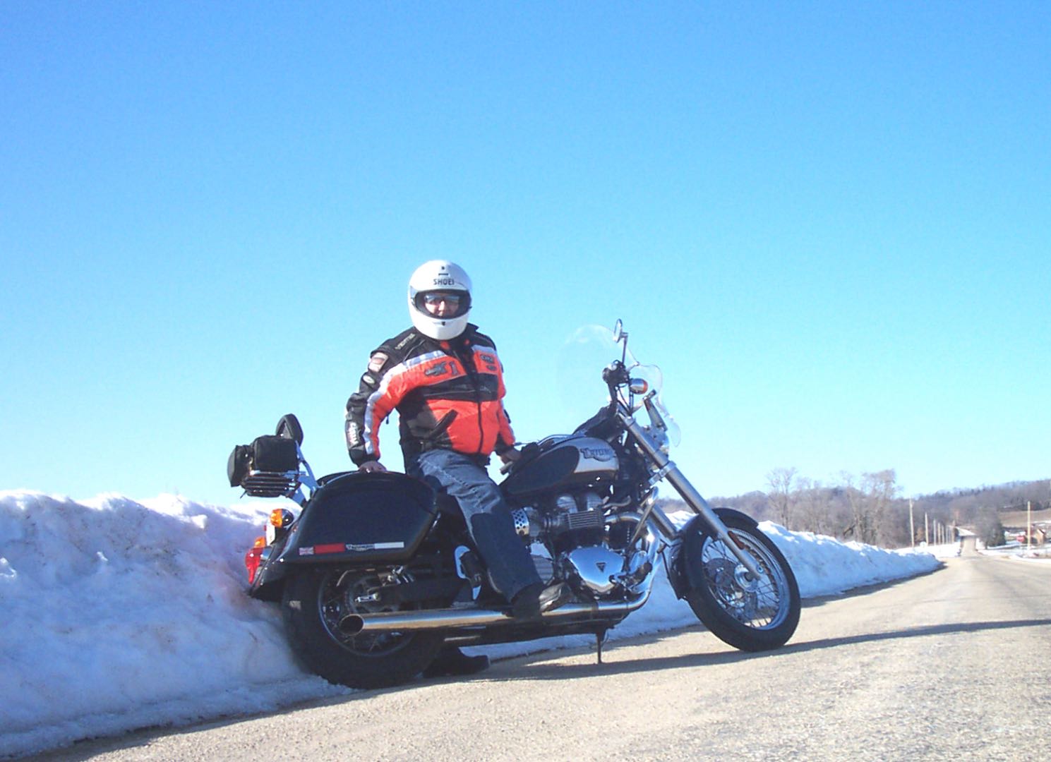 Wisconsin Winter Wonderland for Motorcyclists Triumph