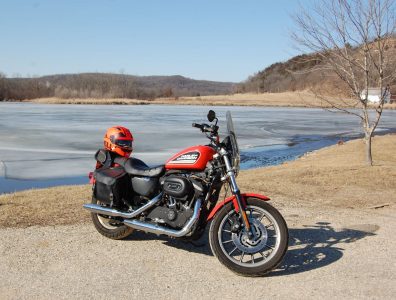 Harley-Davidson Sportster riding Winter Wisconsin