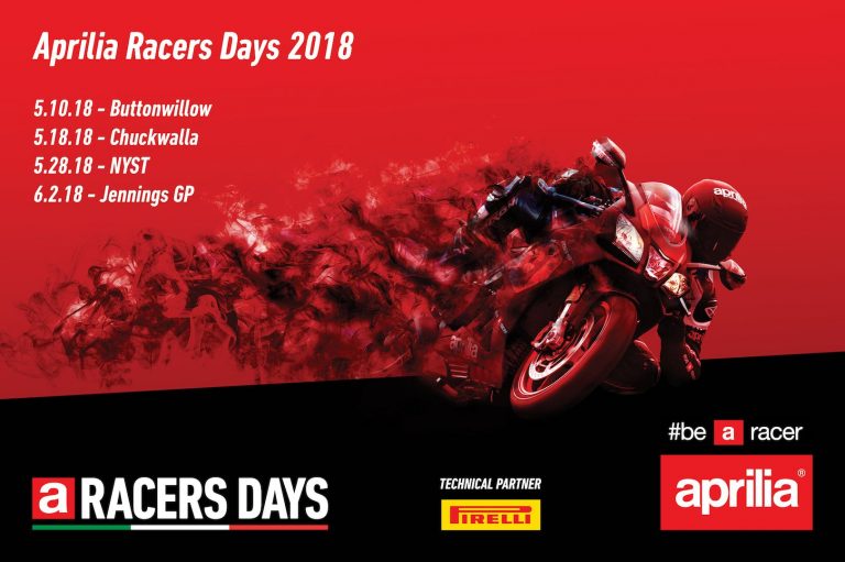 Aprilia Racers Days Track Experience | May-June Schedule Aprilia Racers Days Track Experience | May-June Schedule