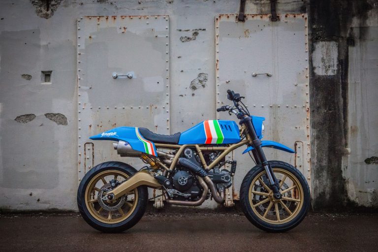 Ducati Maverick Scrambler by Grime: From 250+ Hours Labor to Charity Auction