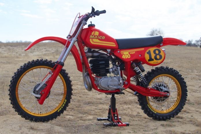 1981 Maico 490 Mega 2 - left side profile