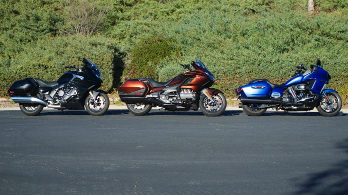 BMW K 1600 B vs. Honda Gold Wing vs. Yamaha Star Eluder: Bagger Comparison