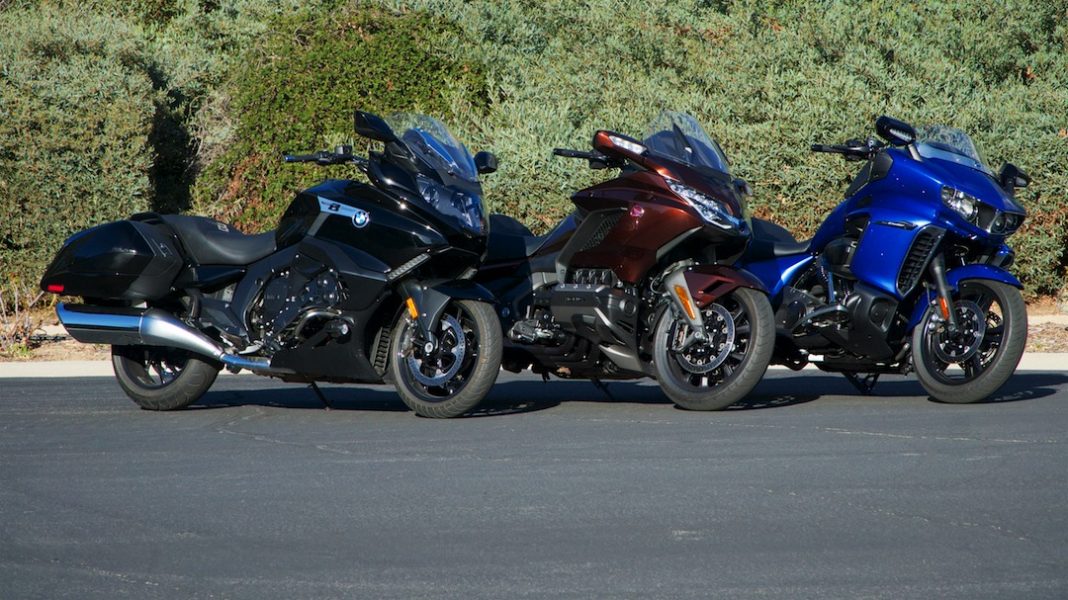 BMW K 1600 B vs. Honda Gold Wing vs. Yamaha Star Eluder: Bagger Comparison
