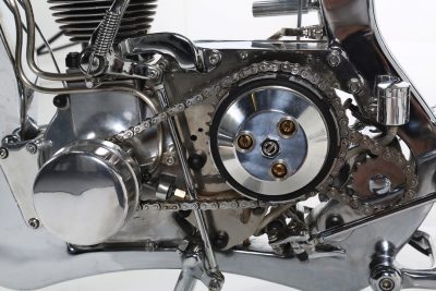 Eastern Bobber Custom Cycle Bone X roller