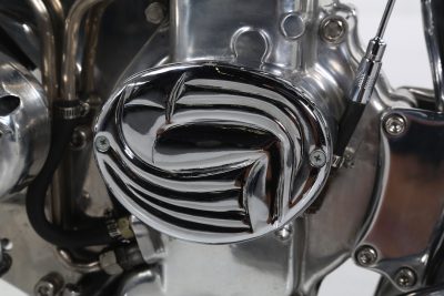 Eastern Bobber Custom Cycle Bone X bottom engine
