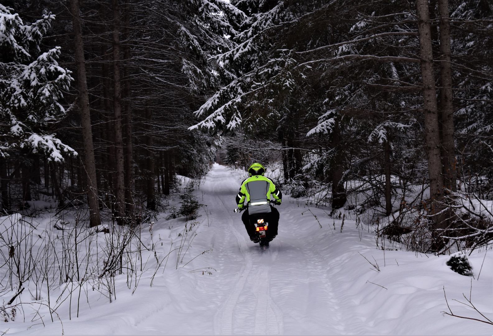 Ending the 2018 Riding Season in the Saddle and on the Snow on a Sno-Runner