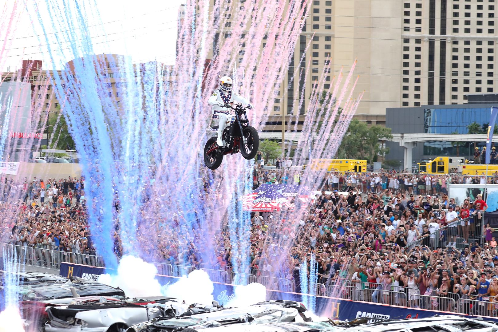 Travis Pastrana: 2018 AMA Motorcyclist of the Year Las Vegas Jump