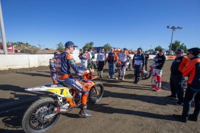 Red Bull KTM Factory Racing Flat Track Media Day testing
