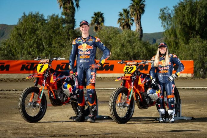 2019 Red Bull KTM Flat Track Team: Bromley and Texter