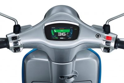 2019 Vespa Elettrica Review - dash