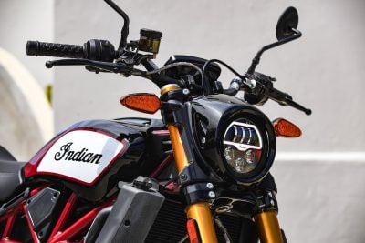 2019 Indian FTR 1200 S Review - headlight