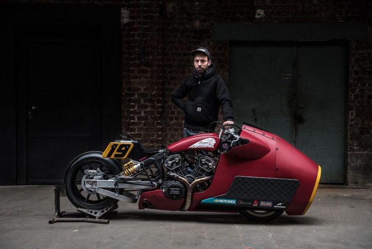 Indian Scout Bobber “Appaloosa” Unveiled: Mamola to Race It