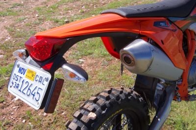 EXC-F exhaust