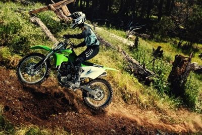 2020 Kawasaki KLX300R uphill