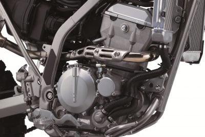 2020 Kawasaki KLX300R right side engine