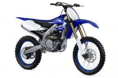 2020 Yamaha YZ450F First Look - front right blue
