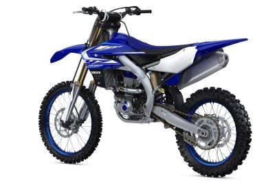 2020 Yamaha YZ450F First Look - blue left rear