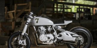 Duke Motorcycles Honda CB500 Four Café Racer: Builder Interview Duke Motorcycles Honda CB500 Four Café Racer - left profile