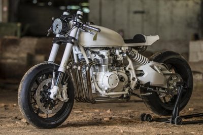 Duke Motorcycles Honda CB500 Four Café Racer - left side