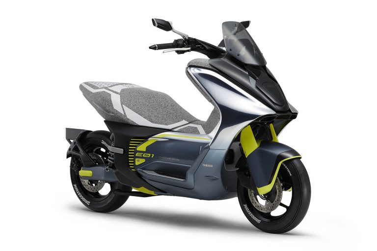 Three Yamaha Electric Scooters - Tokyo Auto Show