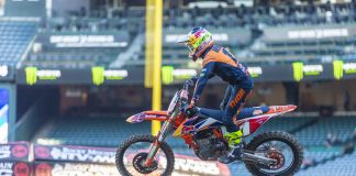 2020 Monster Energy Supercross A1 Press Conference + Press Day Photos 2020 Supercross Anaheim 1 Press Day - Cooper Webb