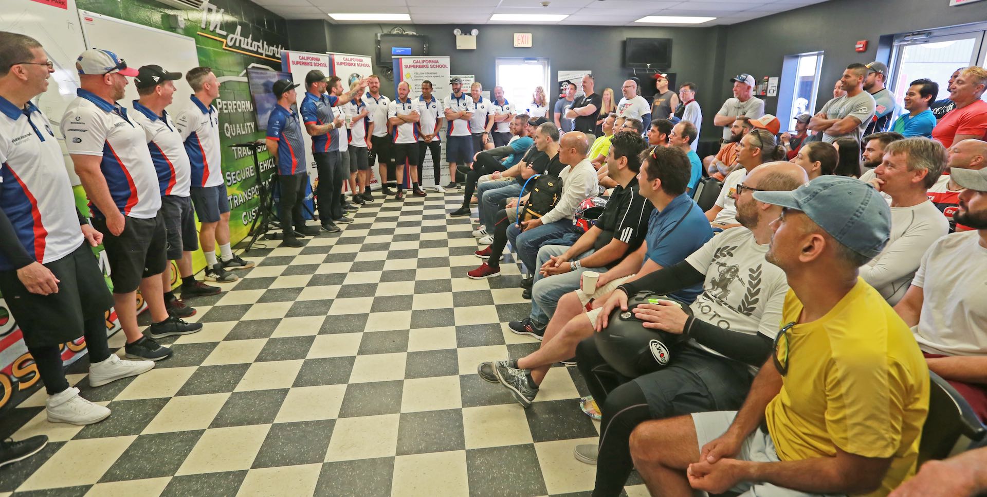 CSS training class for superbike school