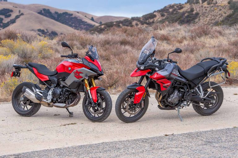 2021 BMW F 900 XR vs. Triumph Tiger 850 Sport Comparison: ADV-Style