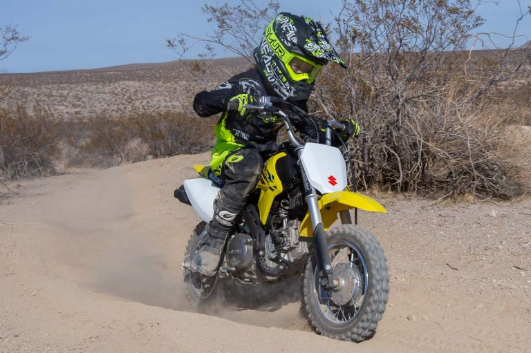 2022 Suzuki DR-Z50 Review [Kid-Tested O’Neal Gear, Too]