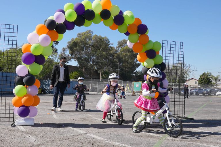 Flying Piston Benefit Donates All Kids Bike Striders to LAUSD Students