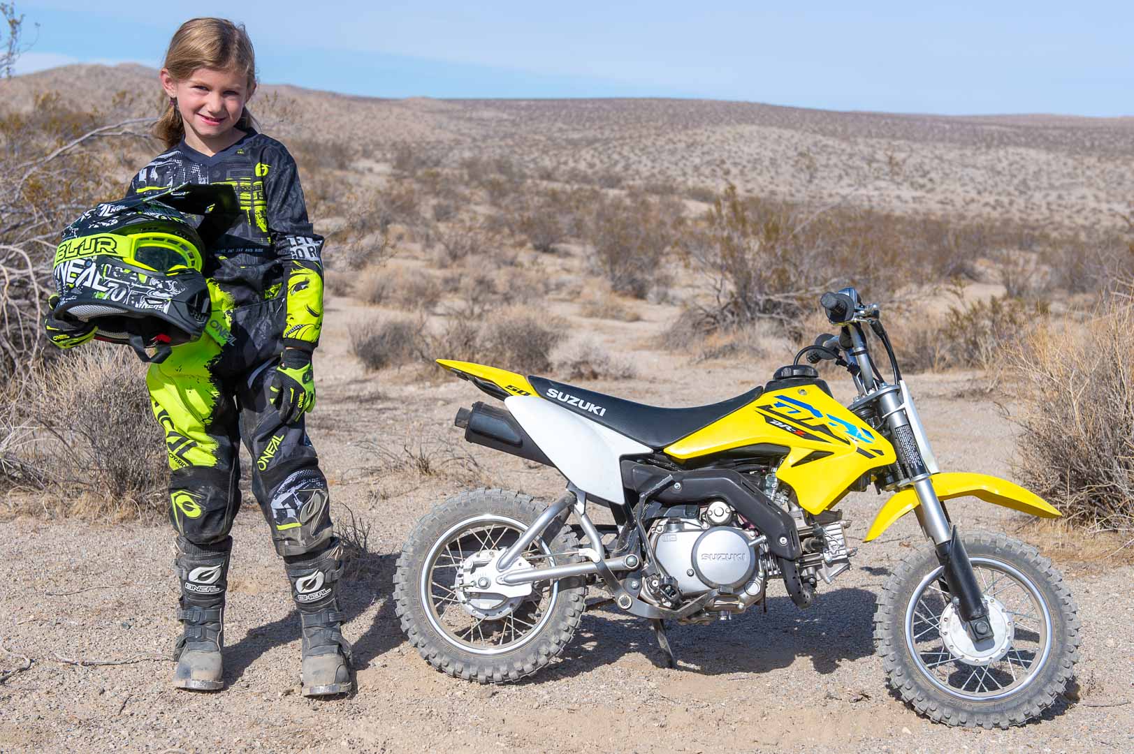 2022 Suzuki DR-Z50 Review [Kid-Tested O'Neal Gear, Too]